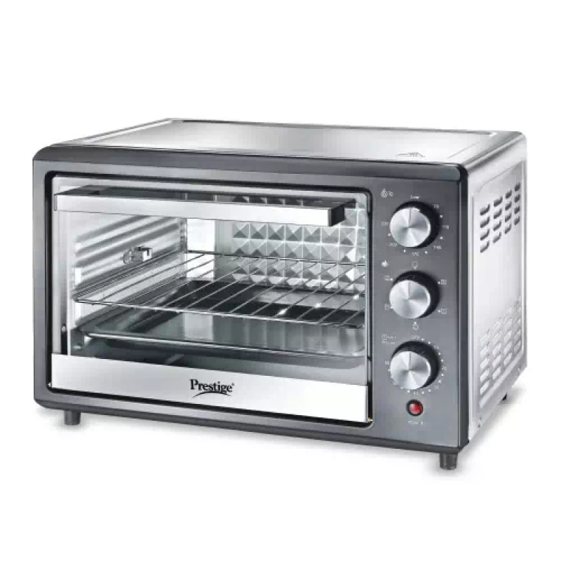 Prestige 26-Litre POTG 26 SS RC Oven Toaster Grill (OTG)??(Silver, Black)