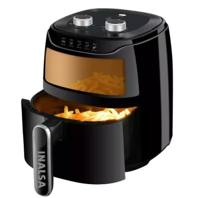 Inalsa Tasty Fry Digital with Smart AirCrisp Technology|Touch Control & Digital Display Air Fryer??(4.2 L)