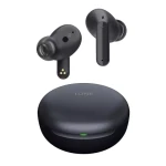 LG TONE Free FP5, Active Noise Cancellation, 22Hrs Battery, 3D Sound, IPX4 Bluetooth Headset (Black, True Wireless).