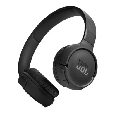 JBL Tune 520 BT 57Hr Playtime, Pure Bass, Multi Connect Bluetooth Headset, BT 5.3LE Bluetooth Headset??(Black, On the Ear)