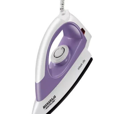 Maharaja Whiteline Sleek DLX 1000 W Dry Iron??(Pastel Violet, White)