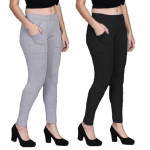 Trendy Womens Pocket Jeggings Combo 2
