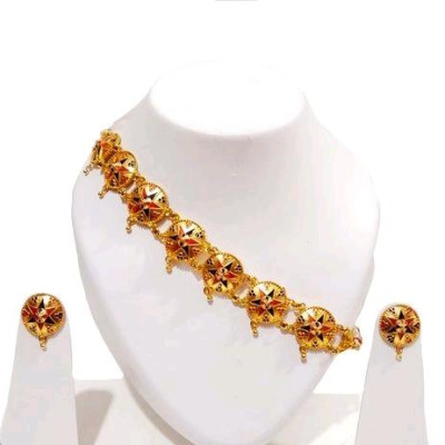 Classic Traditional Assamese Gold Plated Golpata