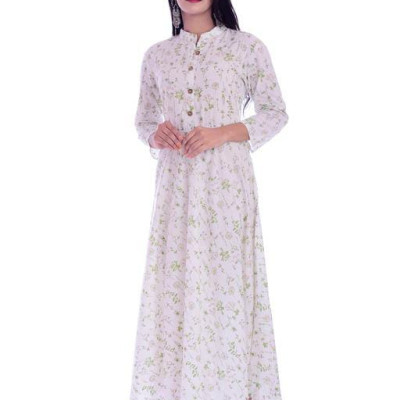 Abhisarika Pretty White Women Kurtis