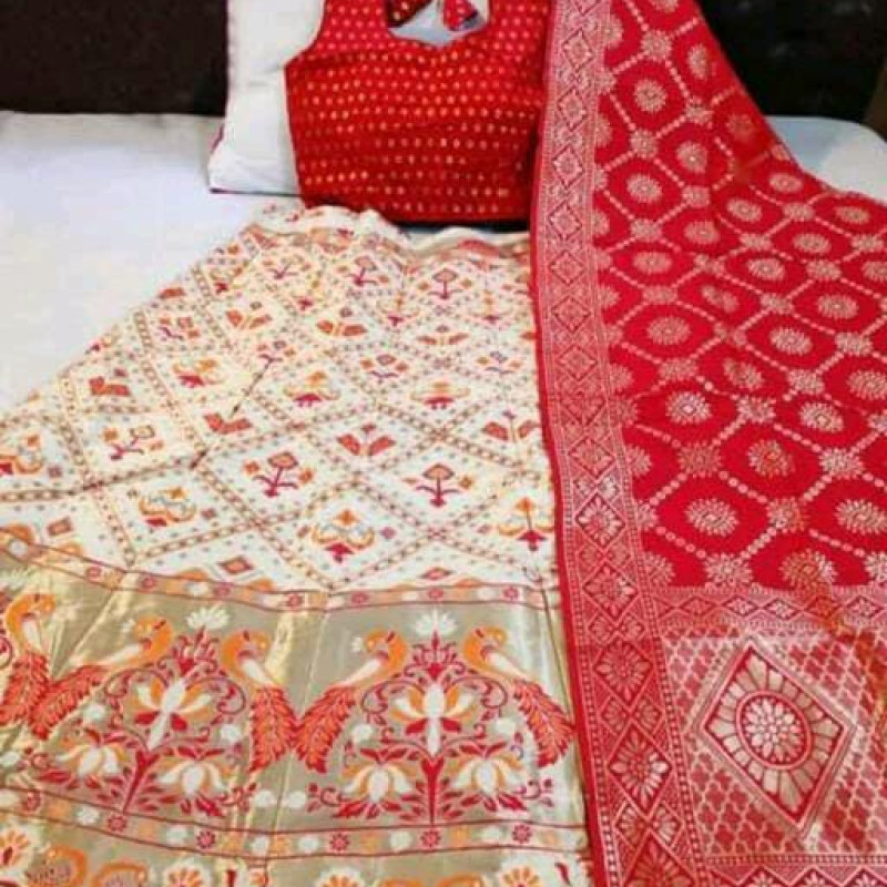 Red Ensemble Women Lehenga Choli