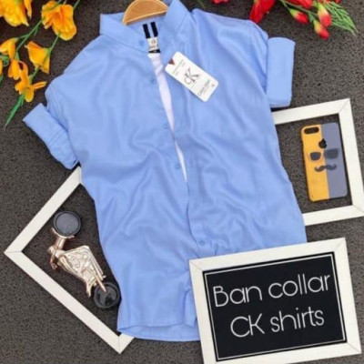 Seasons Blue Men Ben Collar Shirt