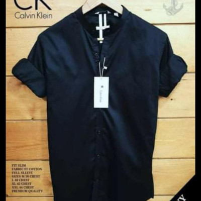 Seasons Navy Men Ben Collar Shirt