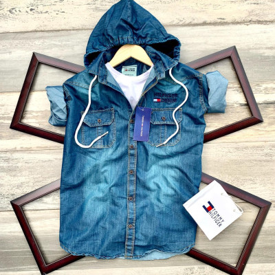 Seasons Blue Denim Detachable Shirts