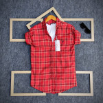 Classic Red Check Cotton Shirts