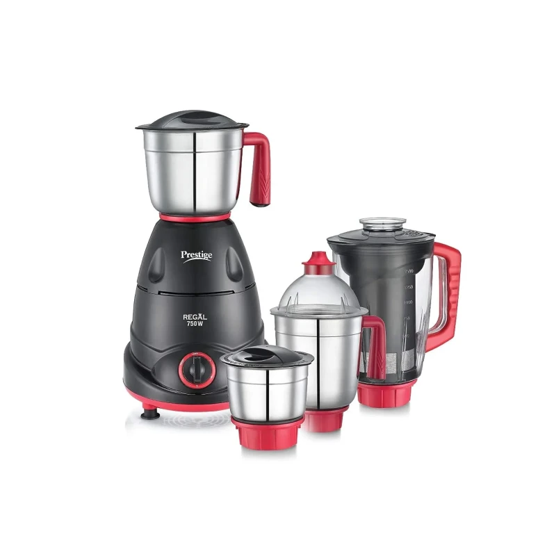 Bajaj 410569 GX 1 500 W Juicer Mixer Grinder (3 Jars, Black)