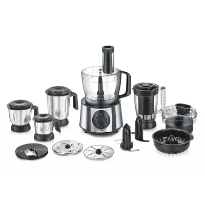 Bajaj Ninja Series Grace 500W Midnight Blue ( 410577 ) 500 Mixer Grinder (3 Jars, Blue)
