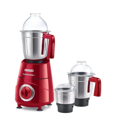 Usha 3442 Popular 450 W Juicer Mixer Grinder (2 Jars, Orange)
