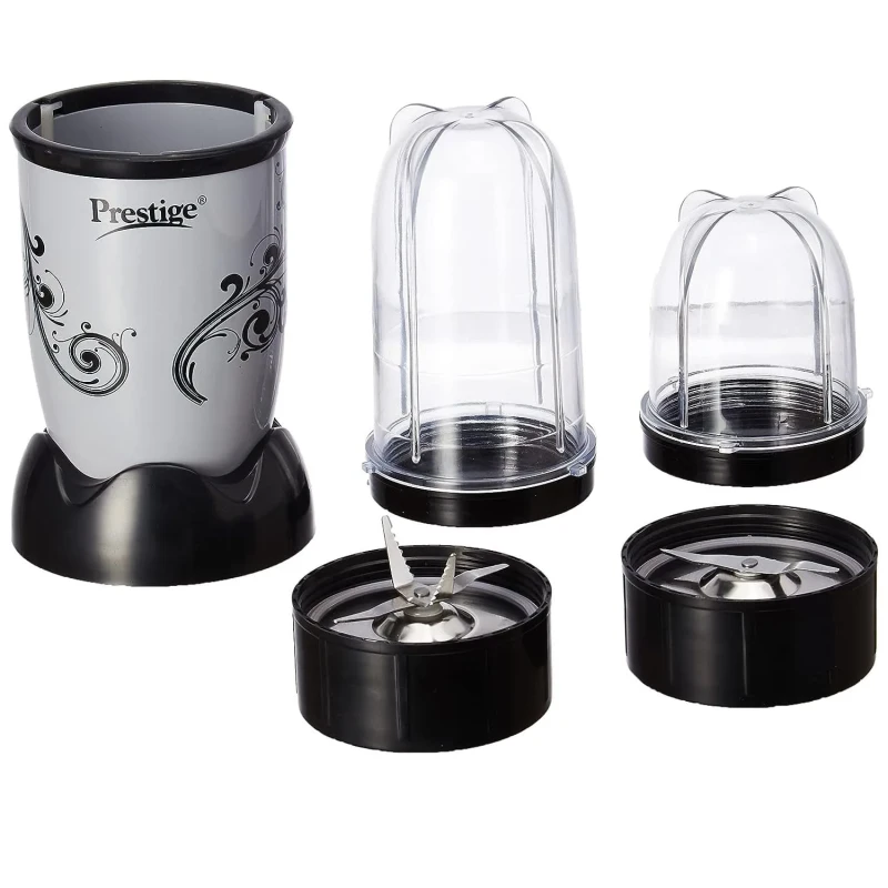 Prestige 41390 Express Grinder - PEX 3.0 350 Juicer Mixer Grinder (2 Jars, Silver)
