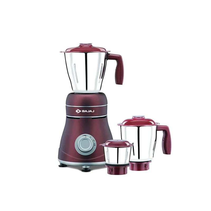 Bajaj JX 30 Juicer Mixer Grinder 500 Watt 500 Juicer Mixer Grinder (3 Jars, Pink, White)
