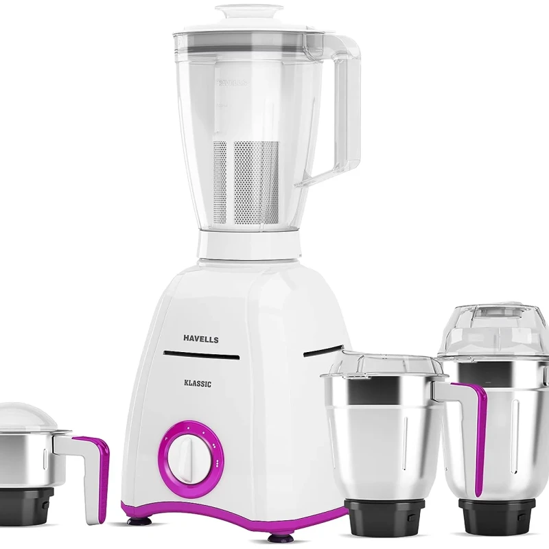 Havells RETRO NUTRI XL 500 Mixer Grinder (3 Jars, Black)