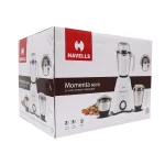 Pigeon 12652 MX 750 W Mixer Grinder (3 Jars, Black, Orange)