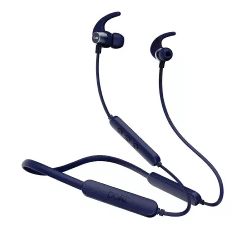 boAt Rockerz 255 Pro+ /258 Pro+ with ASAP Charge and upto 60 Hours Playback Bluetooth Headset??(Navy Blue, In the Ear)