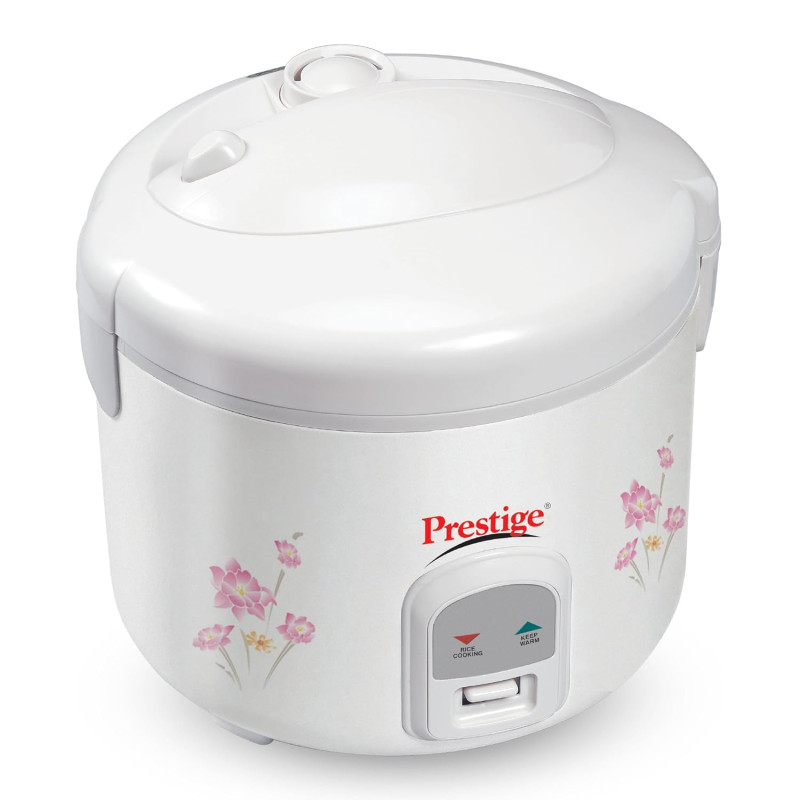 Prestige PRWCS 1.8 Electric Rice Cooker with Steaming Feature??(1.8 L, White)