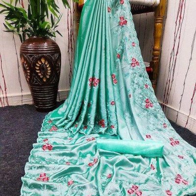 Jivika Blue Fashionable Sarees