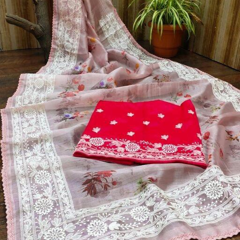 Aakarsha Pretty Floral Women Sarees