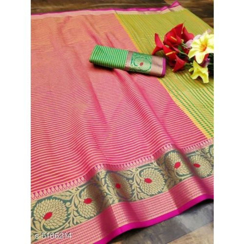 Charvi Pretty Cotton Silk Sarees