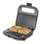 Prestige PGDP 01 Sandwich Toaster with Fixed Grill Plates Grill??(Black)