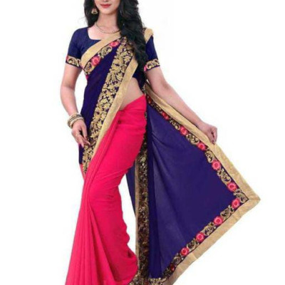 Myra Multi Georgette Printed Sarees