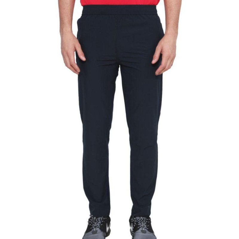 Seasons Navy Polyester Lycra Trackpants Single