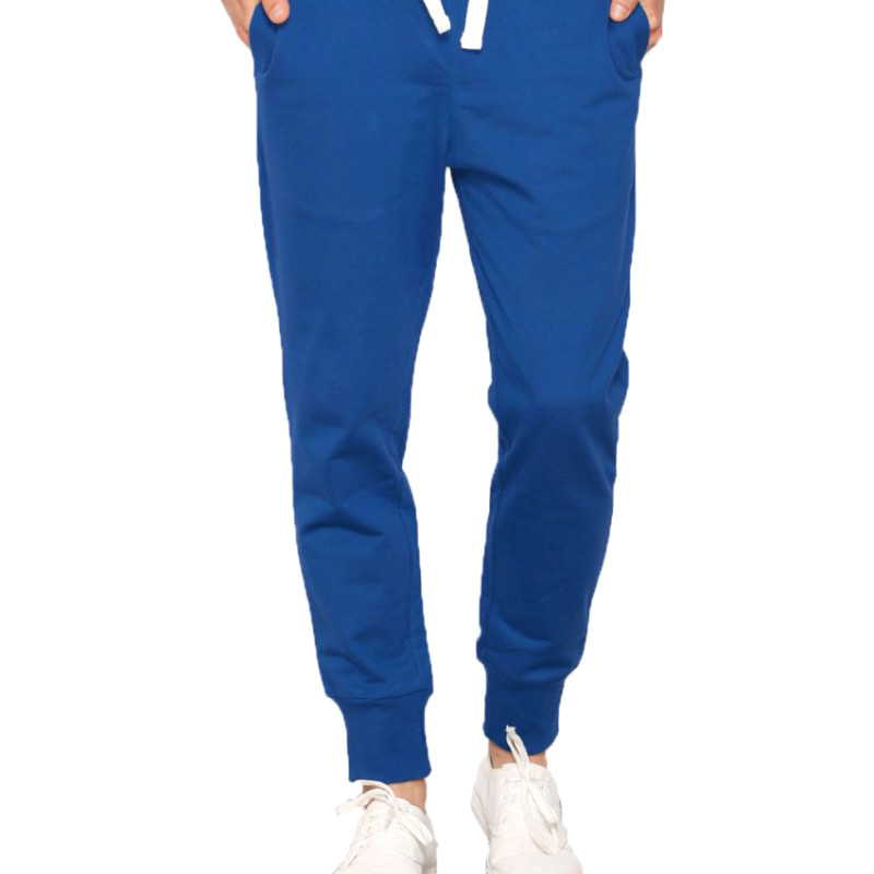 Seasons Up Blue Cotton Joggers