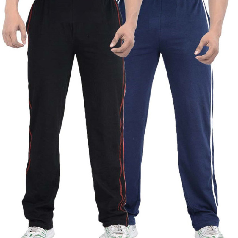 Multicolor Cotton Trackpants - Combo Of 3