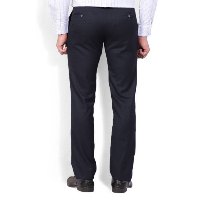 John Players Slim Fit Men Blue Trouser