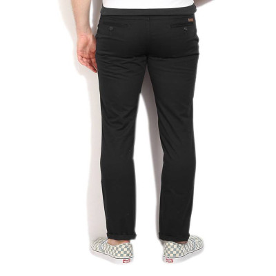 John Players Slim Fit Men Black Trouser