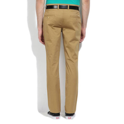 John Players Slim Fit Men Beige Trouser