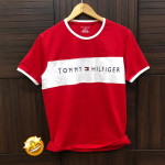 Seasons Red Round Neck T-Shirt